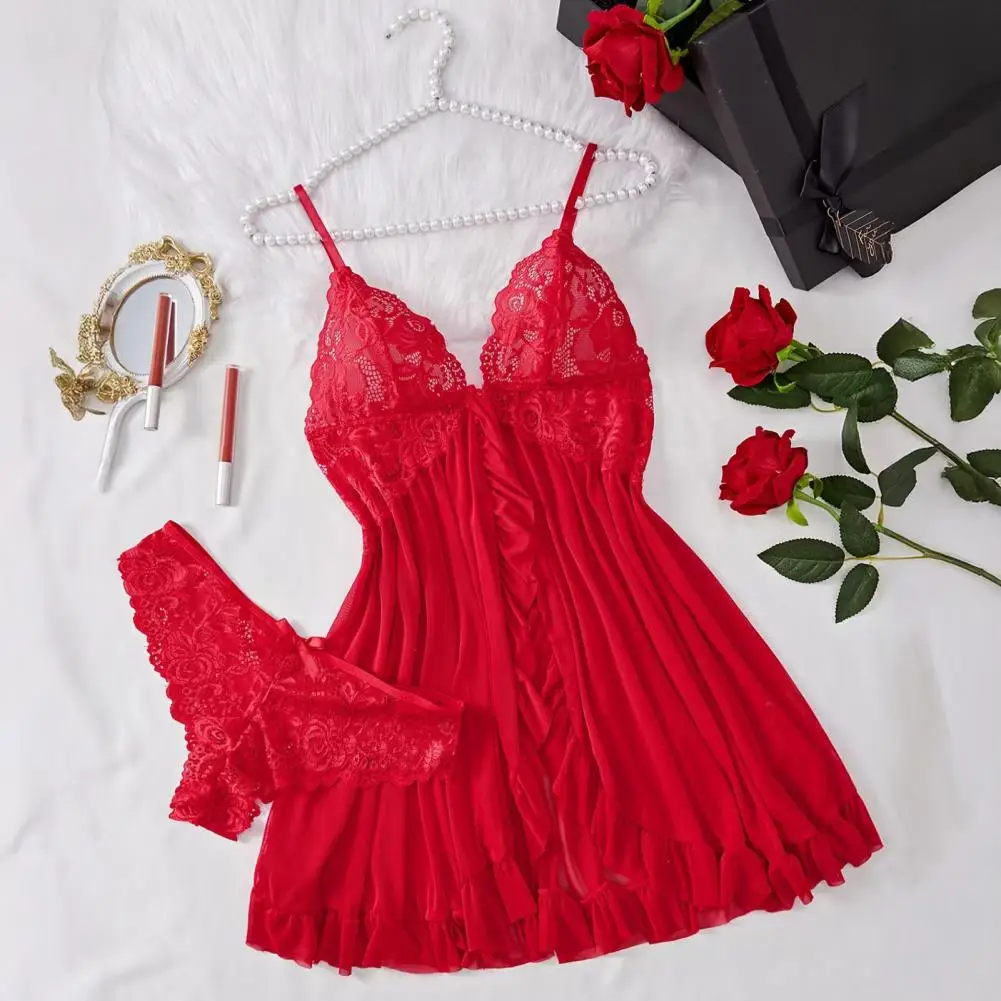 Летняя женская пижама: сексуальная ночная сорочка из прозрачной сетки на бретельках с трусиками, кружевная мини-сорочка, полупрозрачная ночная рубашка
Летняя женская пижама: сексуальная ночная сорочка из прозрачной сетки на бретельках с трусиками, кружевная мини-сорочка, полупрозрачная ночная рубашка
