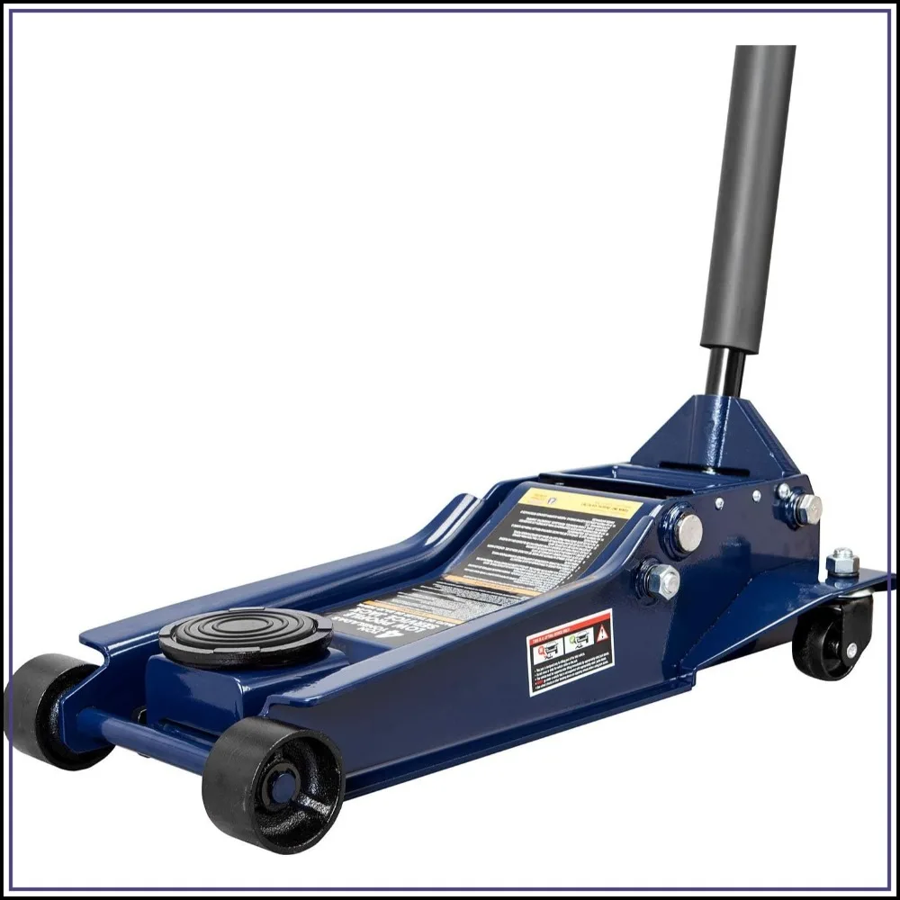 Hydraulic Low Profile Floor Jack, 4 Ton (8,000 lb) Capacity, Dual Piston Quick Lift Pump
Hydraulic Low Profile Floor Jack, 4 Ton (8,000 lb) Capacity, Dual Piston Quick Lift Pump