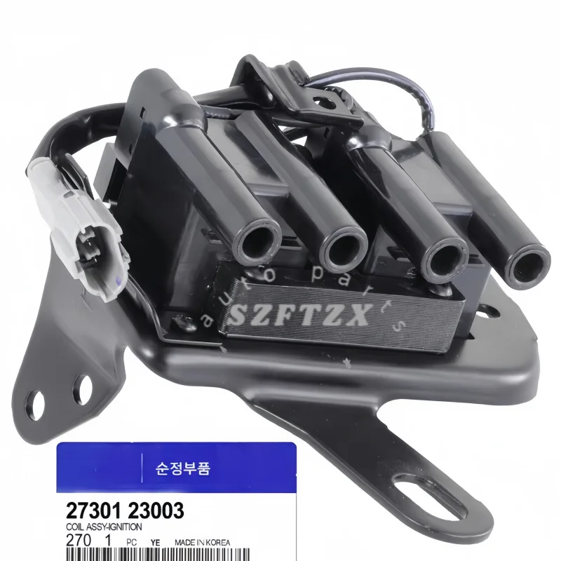 Genuine New 2730123003 Ignition Coil Assemblie 27301-23003 for Hyundai Coupe 1996-2001
Genuine New 2730123003 Ignition Coil Assemblie 27301-23003 for Hyundai Coupe 1996-2001