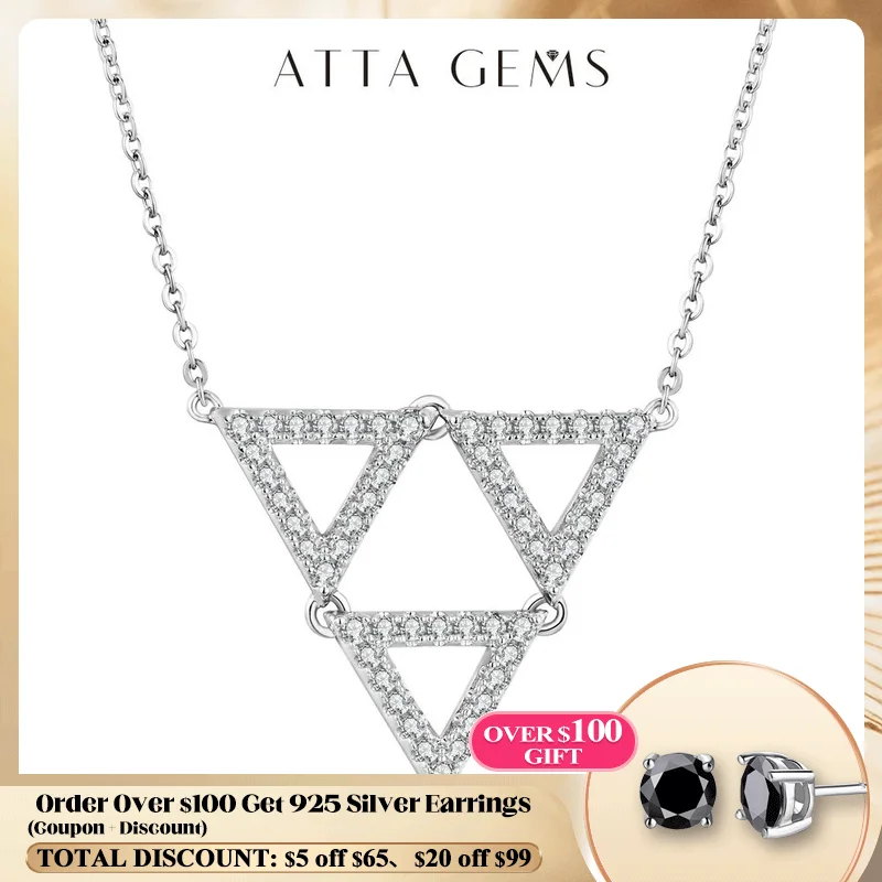 ATTAGEMS 925 Silver Moissainte Necklace Pendant Round Cut 1.4mm D Color Moissanite Pass Diamond Test for Women Fine Neck Jewelry
ATTAGEMS 925 Silver Moissainte Necklace Pendant Round Cut 1.4mm D Color Moissanite Pass Diamond Test for Women Fine Neck Jewelry
