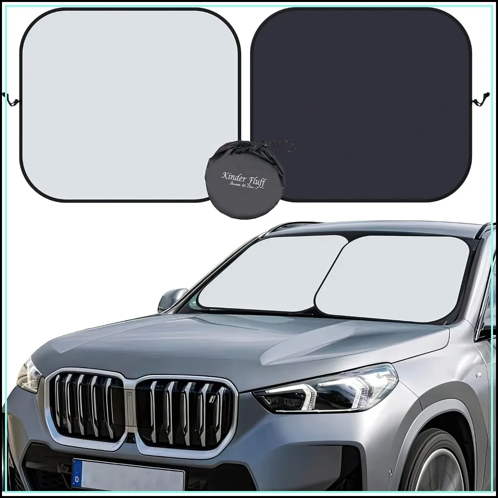 Windshield Sun Shade, 99.87% UVB & 99.02% UVA Block, Award Winning Patented Technology, 2-Piece Size S 24"x29" Each
Windshield Sun Shade, 99.87% UVB & 99.02% UVA Block, Award Winning Patented Technology, 2-Piece Size S 24"x29" Each