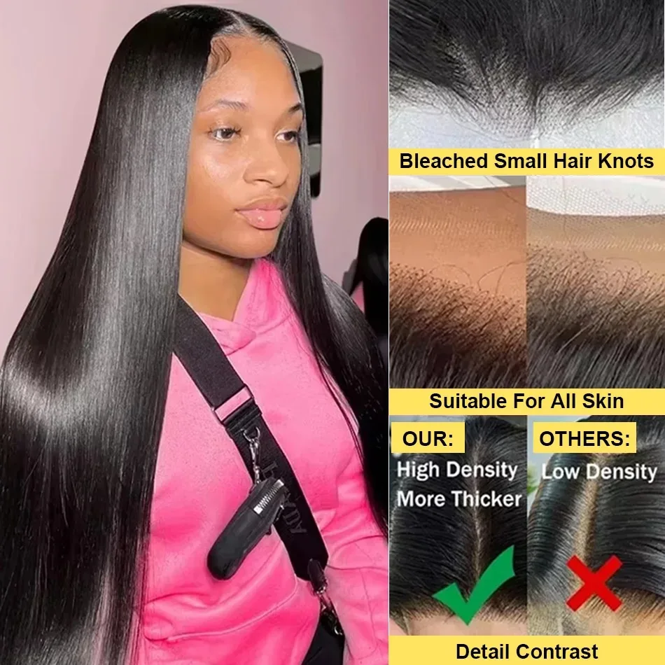 32 36Inch 250 Density Frontal Wig For Black Women Brazilian Wigs Human Hair 5x5 Bone Straight HD Transparent Lace Front Wigs
32 36Inch 250 Density Frontal Wig For Black Women Brazilian Wigs Human Hair 5x5 Bone Straight HD Transparent Lace Front Wigs