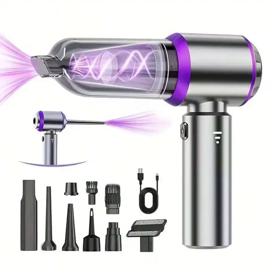 20000PA High Power Portable Wireless Vacuum Cleaner, 4-In-1 Compressed Air Duster
20000PA High Power Portable Wireless Vacuum Cleaner, 4-In-1 Compressed Air Duster