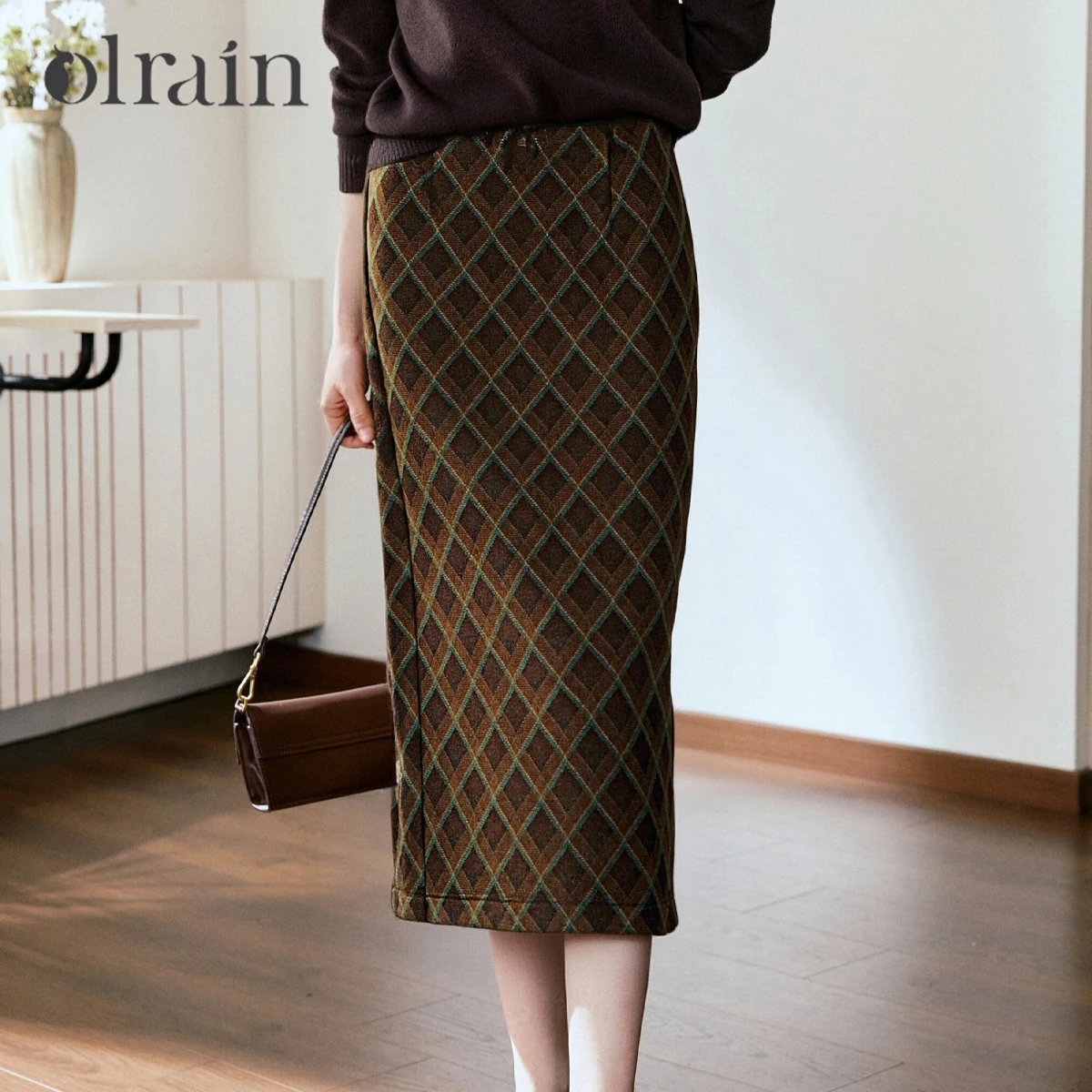 OLrain Women's Plaid Skirts 2025 Autumn Winter High-waist Straight Skirt Vintage Elegant Knitted Skirt Lady Clothes O57DB001895
OLrain Women's Plaid Skirts 2025 Autumn Winter High-waist Straight Skirt Vintage Elegant Knitted Skirt Lady Clothes O57DB001895