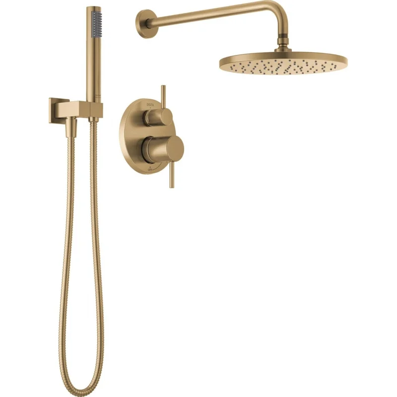14 Series 10 Round Rain Shower System – Brushed Gold Rainfall & Handle, Trim Kit, Champagne Bronze
14 Series 10 Round Rain Shower System – Brushed Gold Rainfall & Handle, Trim Kit, Champagne Bronze