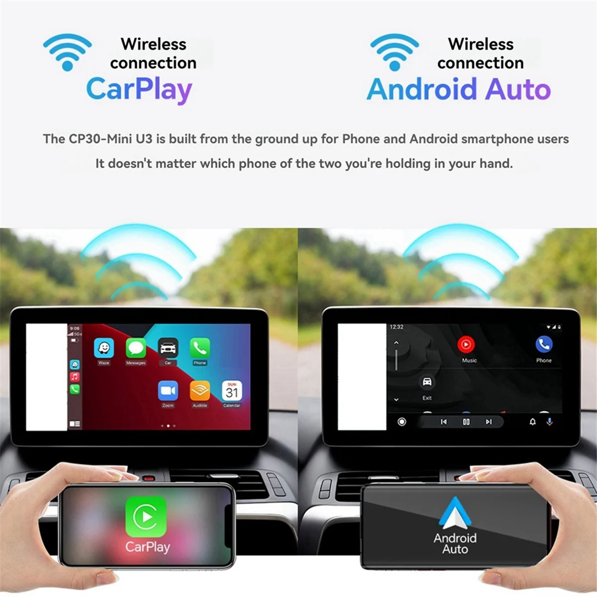 COTS-tWireless Android Автомобильный беспроводной адаптер Smart Mini Box Plug & Play Bluetooth для проводов и беспроводного автомобиля
COTS-tWireless Android Автомобильный беспроводной адаптер Smart Mini Box Plug & Play Bluetooth для проводов и беспроводного автомобиля