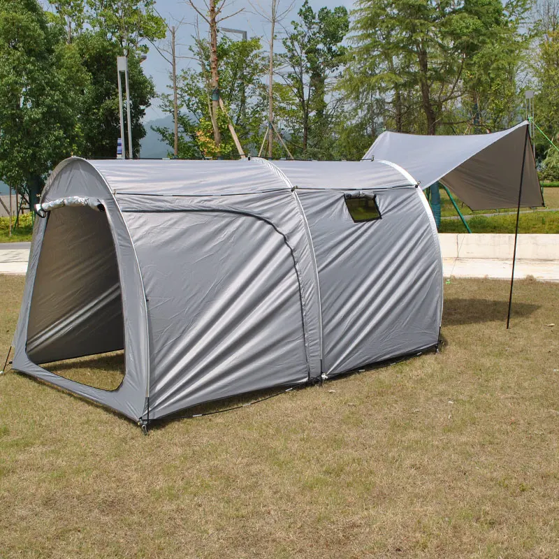 Motorcycle Tent with Large Canopy: 2 Person Shelter, Bike Storage (2-3 Motorcycles), Collapsible for Easy Transport & Multi-Use
Motorcycle Tent with Large Canopy: 2 Person Shelter, Bike Storage (2-3 Motorcycles), Collapsible for Easy Transport & Multi-Use