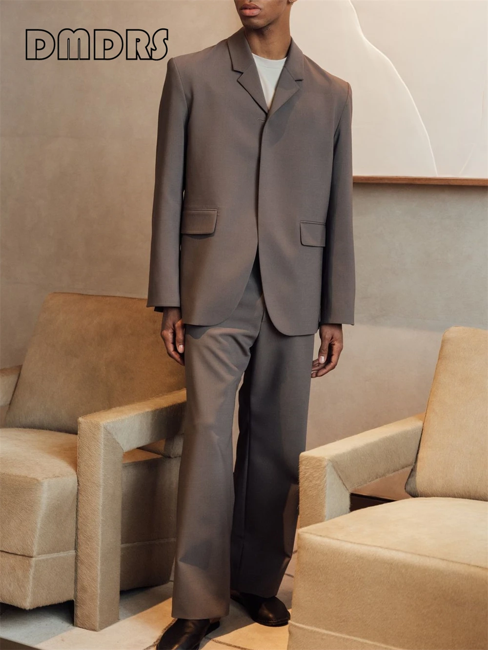 Hidden Closure 2-Piece Suit Set Mens, Stylish Custom Fir Suit Jacket Pants, US0-US20 Plus Man Tuxedo Business Suits 
Hidden Closure 2-Piece Suit Set Mens, Stylish Custom Fir Suit Jacket Pants, US0-US20 Plus Man Tuxedo Business Suits