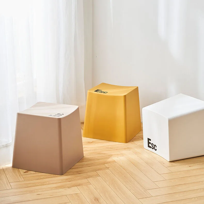 Creative Multi-functional Plastic Thickening Home Living Room Dining Table Personality Keyboard Stool Cooked Glue Simple Chair
Creative Multi-functional Plastic Thickening Home Living Room Dining Table Personality Keyboard Stool Cooked Glue Simple Chair