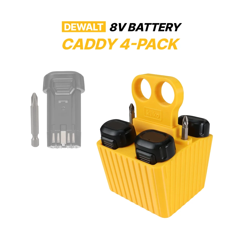 Tool Storage Box Cordless Power Tool Battery Organizer Suitable for 12V 18V 20V Max XR Batteries Compatible with DCF885 DCF887
Tool Storage Box Cordless Power Tool Battery Organizer Suitable for 12V 18V 20V Max XR Batteries Compatible with DCF885 DCF887