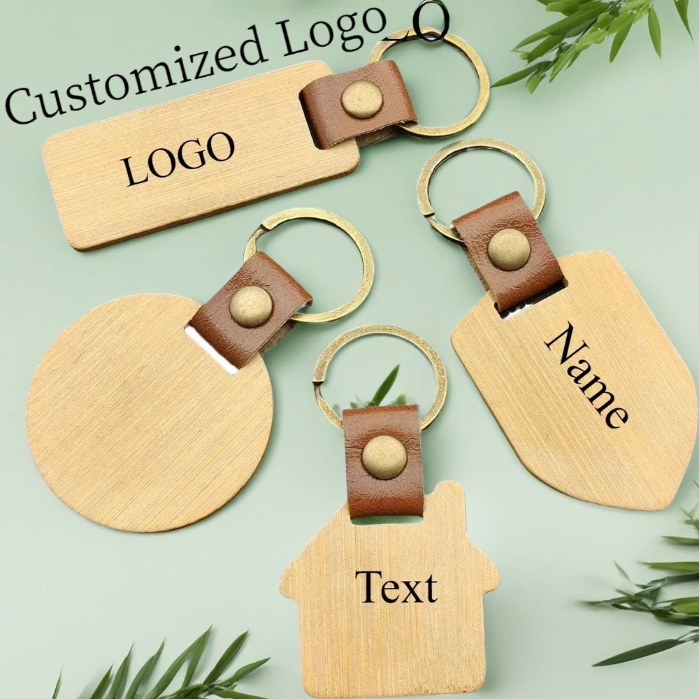 Custom Logo Name Wood Leather Keychain Ring Key Chain Circle Rectangle Shield House Individualization Originality Gift
Custom Logo Name Wood Leather Keychain Ring Key Chain Circle Rectangle Shield House Individualization Originality Gift
