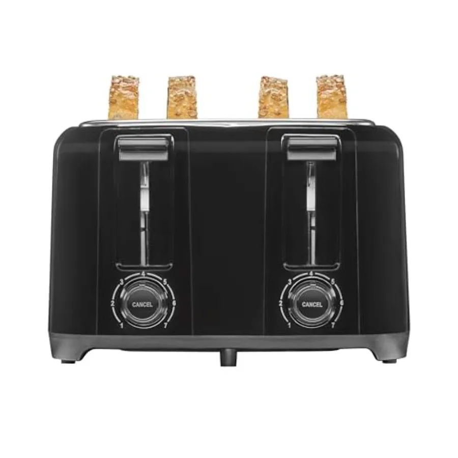 4 Slice Toaster with Extra Wide Slots for Bagels Cool-Touch Walls Shade Selector With 7 Browning Levels Toast Boost Auto Shut-o
4 Slice Toaster with Extra Wide Slots for Bagels Cool-Touch Walls Shade Selector With 7 Browning Levels Toast Boost Auto Shut-o