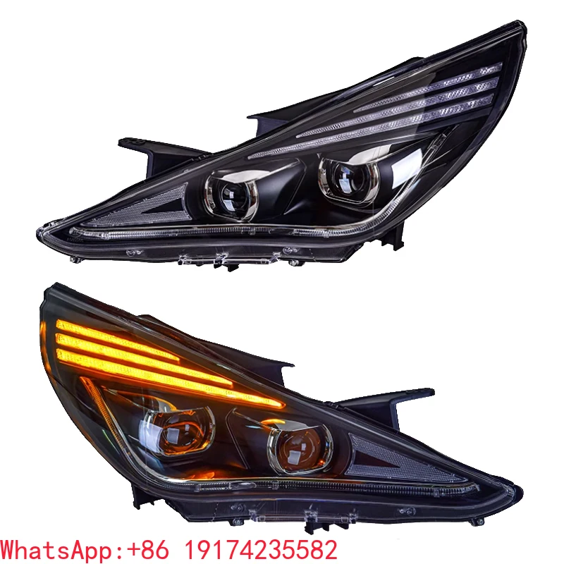 For Hyu ndai Sonata 2011 2015 Car Accessories Lens LED Head Lamp Headlights Upgrade LED Plug And Play Headlamp DRL
For Hyu ndai Sonata 2011 2015 Car Accessories Lens LED Head Lamp Headlights Upgrade LED Plug And Play Headlamp DRL