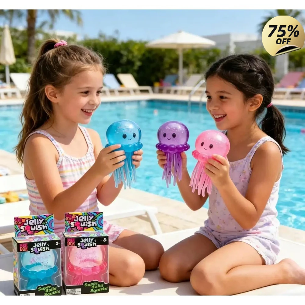 Needoh Fuzz Ball Jellyfish Squishy Blind Box Series Multiple Colors Fun Stress Relief Toy with Soft Living Water Modeling
Needoh Fuzz Ball Jellyfish Squishy Blind Box Series Multiple Colors Fun Stress Relief Toy with Soft Living Water Modeling