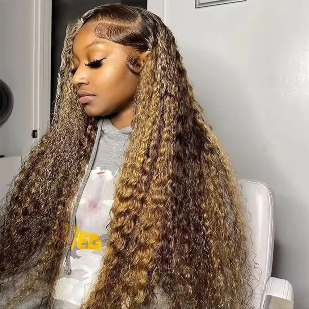 HD 13x6 Highlight Wig Человеческие волосы Медовый блондин Коричневый парик фронта шнурка Глубокие вьющиеся человеческие волосы Парик Волна воды 13x4 Парик фронтальной части шнурка
HD 13x6 Highlight Wig Человеческие волосы Медовый блондин Коричневый парик фронта шнурка Глубокие вьющиеся человеческие волосы Парик Волна воды 13x4 Парик фронтальной части шнурка