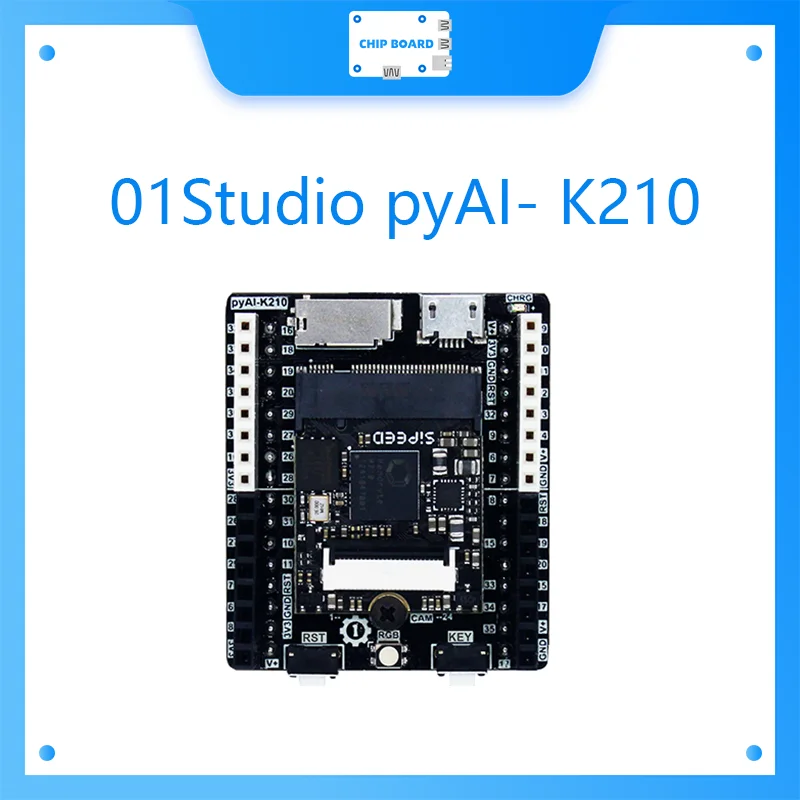 01Studio pyAI- K210 Демо-плата для разработки ядра AI Промышленный интеллект Машина Vision Maix Deep Learning MicroPython Pyboard
01Studio pyAI- K210 Демо-плата для разработки ядра AI Промышленный интеллект Машина Vision Maix Deep Learning MicroPython Pyboard