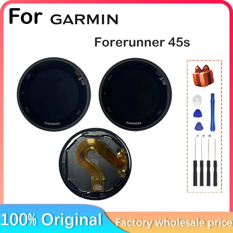 For Garmin Forerunner 45s LCD screen Display Compelet Panel GPS smart watch Repair Replacement
For Garmin Forerunner 45s LCD screen Display Compelet Panel GPS smart watch Repair Replacement