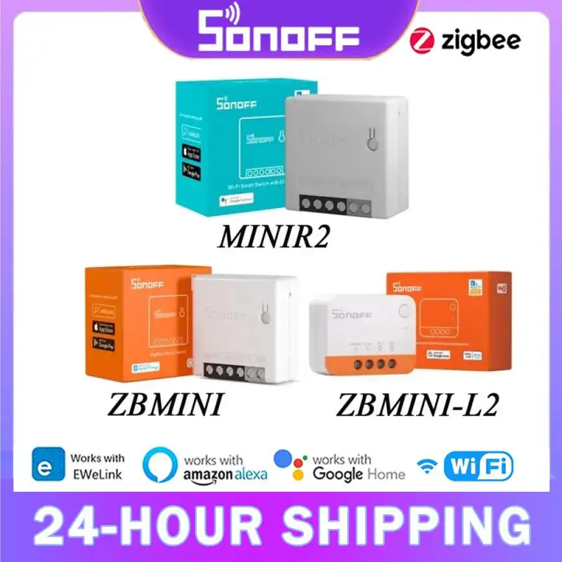 Смарт-переключатель SONOFF MINI R2/ZBMINI/телефон с голосовым управлением, смарт-переключатель Zigbee/WiFi, работает с Alexa eWelink Google Home
Смарт-переключатель SONOFF MINI R2/ZBMINI/телефон с голосовым управлением, смарт-переключатель Zigbee/WiFi, работает с Alexa eWelink Google Home