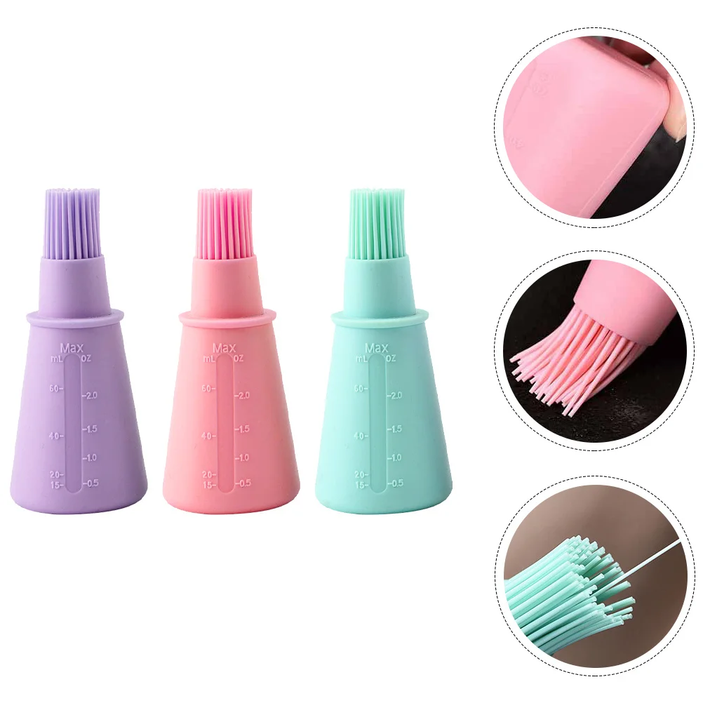 3Pcs Basting Brush Oil Bottle Combo Silicone Safe Material No Deformation Easy Wash for Home Outdoor Barbecue Baking Tools
3Pcs Basting Brush Oil Bottle Combo Silicone Safe Material No Deformation Easy Wash for Home Outdoor Barbecue Baking Tools