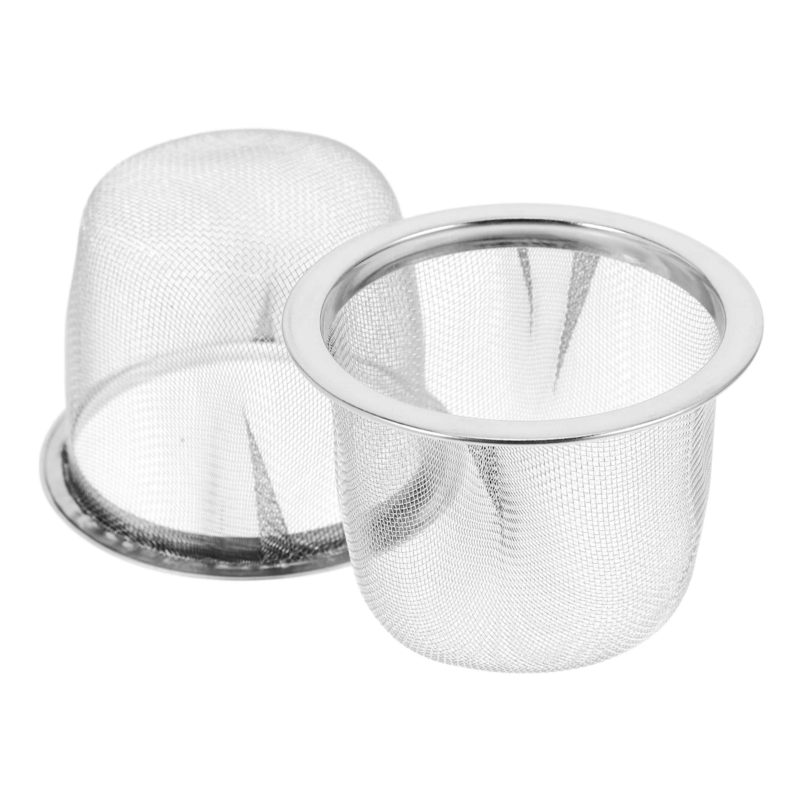 2 PCS Stainless Steel Filter Mesh for Teapot Reusable Practical Wide Range Leaf Infuser Basket Pot Replacement Sturdy Strainer
2 PCS Stainless Steel Filter Mesh for Teapot Reusable Practical Wide Range Leaf Infuser Basket Pot Replacement Sturdy Strainer
