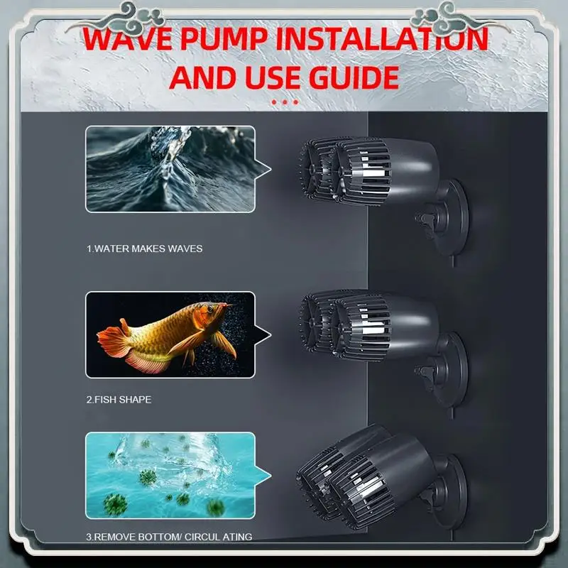 Durable Wave Maker, Wave Pump, Suitable For Aquarium Fish Tank, Water Circulation Pump
Durable Wave Maker, Wave Pump, Suitable For Aquarium Fish Tank, Water Circulation Pump