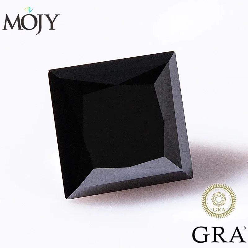MOJY Princess Cut 0.5~5.0ct Black Color Moissanite Stone Lab Loose Gems Pass Diamond Tester with GRA Certificate Fine Jewelry
MOJY Princess Cut 0.5~5.0ct Black Color Moissanite Stone Lab Loose Gems Pass Diamond Tester with GRA Certificate Fine Jewelry