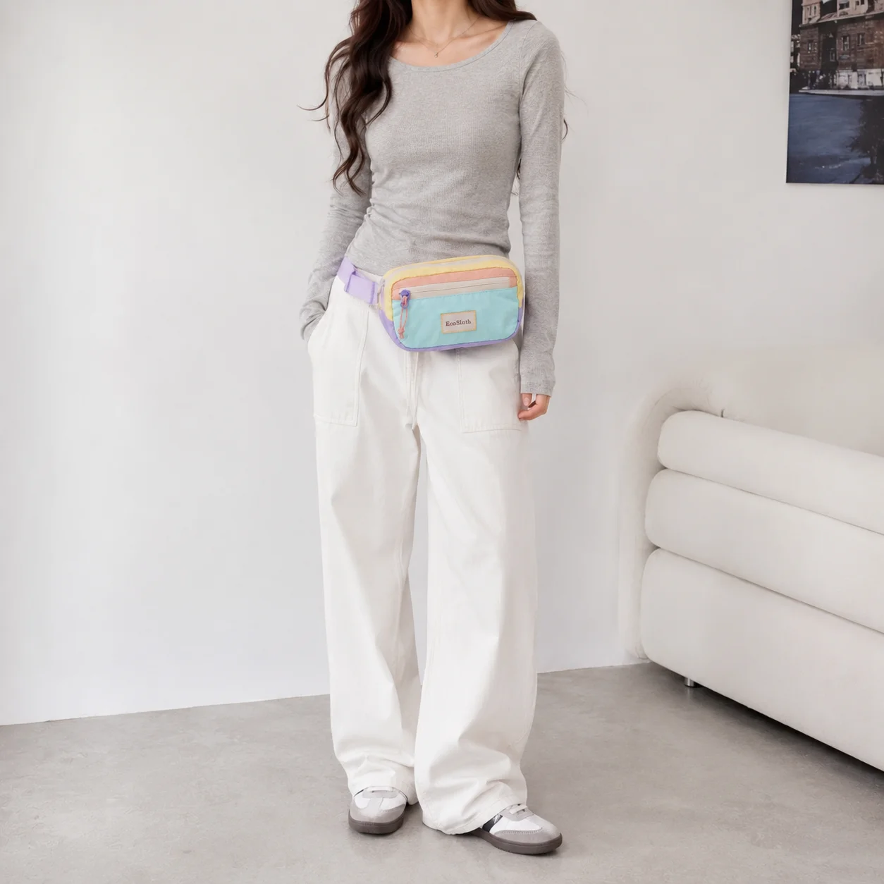 EcoSloth Color Block Waist Bag, Adjustable Shoulder Strap, Lightweight Crossbody Bag, Small Backpack for Outdoor Travel
EcoSloth Color Block Waist Bag, Adjustable Shoulder Strap, Lightweight Crossbody Bag, Small Backpack for Outdoor Travel