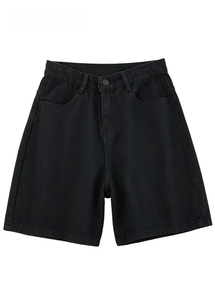 Fashionable Retro plus Size Denim Shorts for Women High Waist Straight Leg Pants Summer New Style Slimming Trendy Clothes
Fashionable Retro plus Size Denim Shorts for Women High Waist Straight Leg Pants Summer New Style Slimming Trendy Clothes