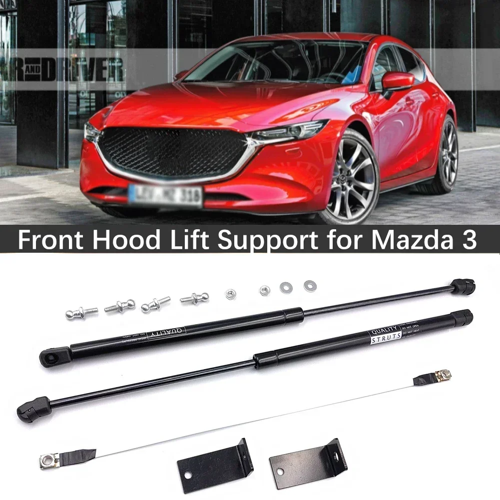Car Engine Cover Supports Struts Rod Front Bonnet Hood Lift Gas Rod Strut Spring Shock Bar For Mazda 3 M3 2019-2023
Car Engine Cover Supports Struts Rod Front Bonnet Hood Lift Gas Rod Strut Spring Shock Bar For Mazda 3 M3 2019-2023