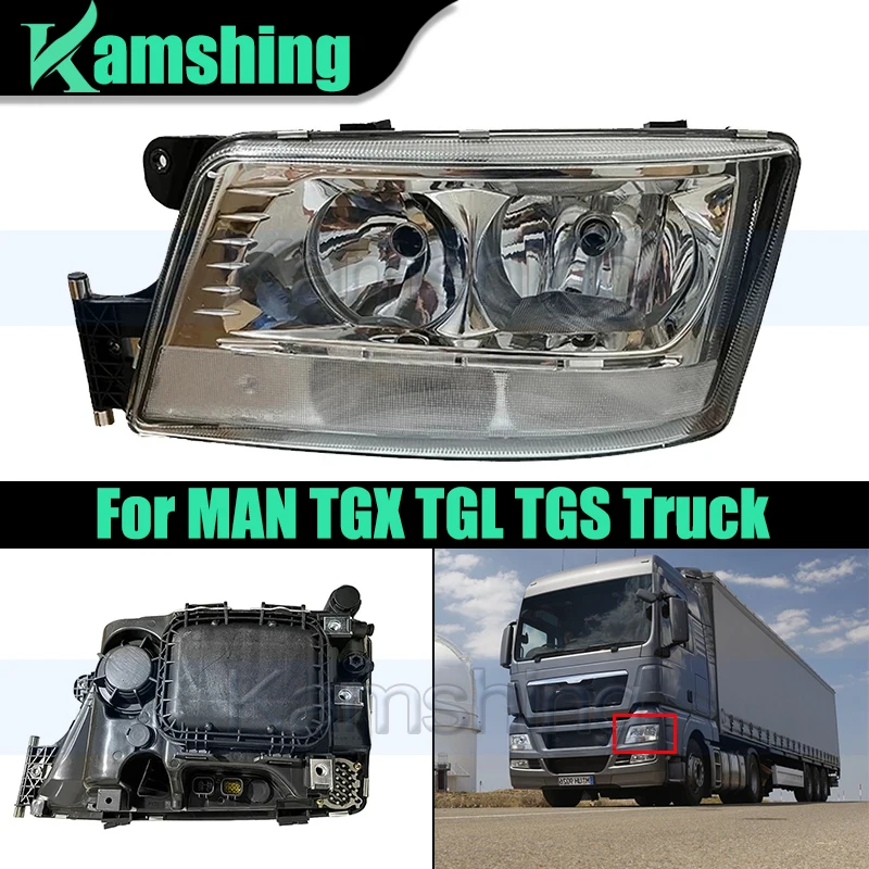 Car Front Bumper Headlight For MAN TGX TGL TGS Truck Head Light Head Lamp Shell Lampshade Headlamp Cover
Car Front Bumper Headlight For MAN TGX TGL TGS Truck Head Light Head Lamp Shell Lampshade Headlamp Cover