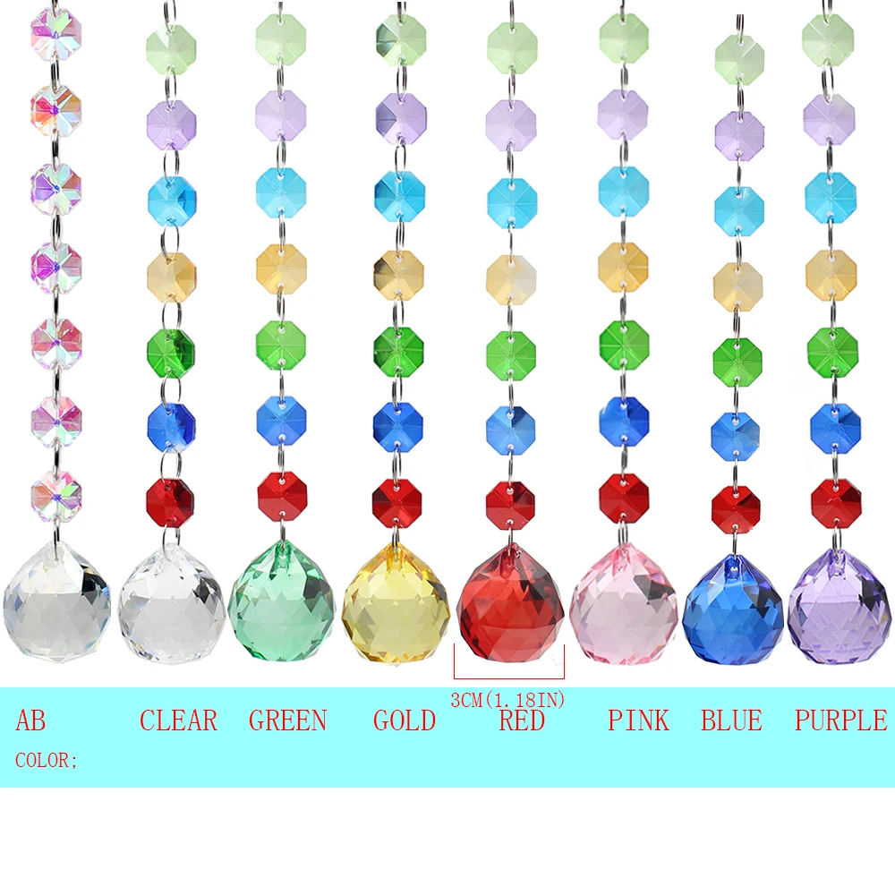 Set 8 Crystal Beads Suncatcher Hanging,Rainbow Maker Chakra Pendant Window Decor Gifts, Hanging Colored Glass Wind Chimes Pris
Set 8 Crystal Beads Suncatcher Hanging,Rainbow Maker Chakra Pendant Window Decor Gifts, Hanging Colored Glass Wind Chimes Pris