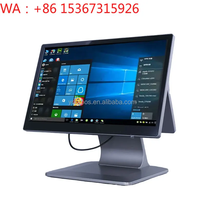 15.6 Inch Dual Screen Aluminum Alloy POS Cash Register Terminal for Supermarket Retail Store Business
15.6 Inch Dual Screen Aluminum Alloy POS Cash Register Terminal for Supermarket Retail Store Business