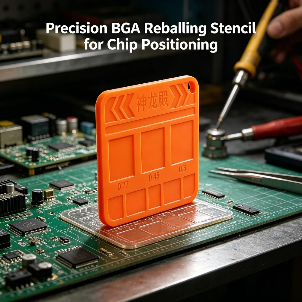Portable Silicone BGA Chip Reballing Position Tray Magnetic Storage Mat Prevent Tiny Screw Loss In IC Soldering Repair Work
Portable Silicone BGA Chip Reballing Position Tray Magnetic Storage Mat Prevent Tiny Screw Loss In IC Soldering Repair Work