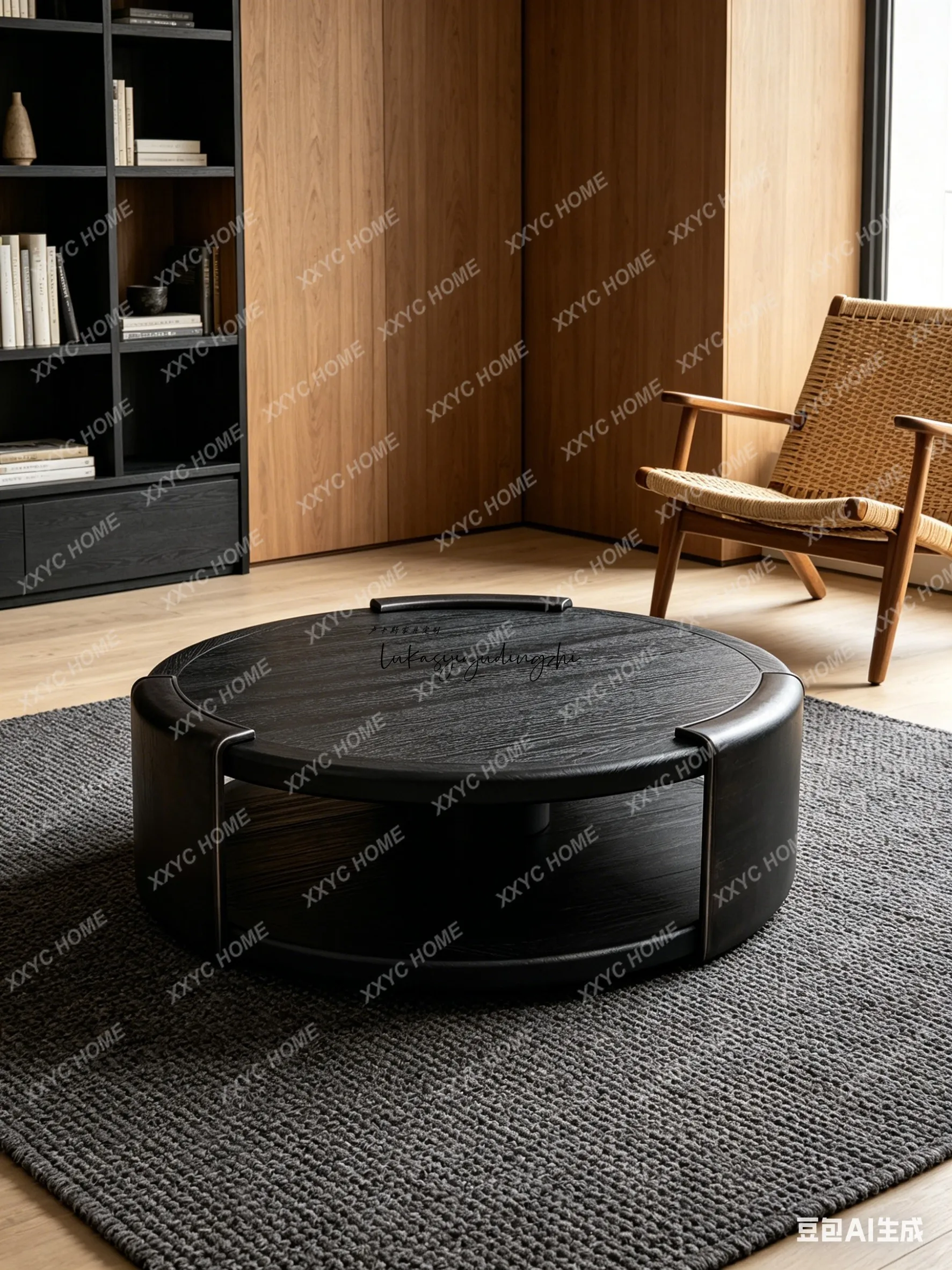Nordic retro minimalist style modern light luxury ash wood coffee table, tea table
Nordic retro minimalist style modern light luxury ash wood coffee table, tea table