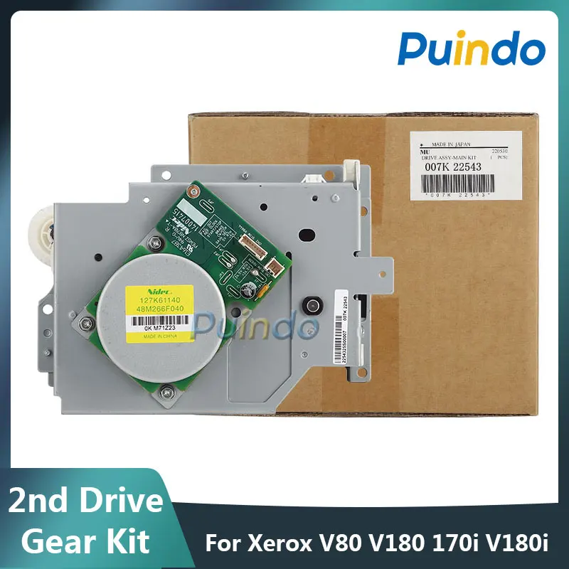 007K22543 Original New 2nd Drive Gear Assembly Kit For Xerox V80 V180 170i V180i V2100 3100 3100i Drive Gear Kit
007K22543 Original New 2nd Drive Gear Assembly Kit For Xerox V80 V180 170i V180i V2100 3100 3100i Drive Gear Kit