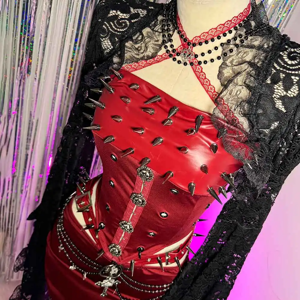 Harajuku DIY Y2K Веганские кожаные топы Юбки E-Girls 90-е Гранж Ручная работа Эко Гот Эмо Панк Рок с шипами Подростковый череп Готическое платье
Harajuku DIY Y2K Веганские кожаные топы Юбки E-Girls 90-е Гранж Ручная работа Эко Гот Эмо Панк Рок с шипами Подростковый череп Готическое платье
