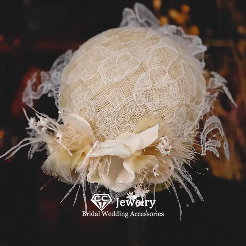 CC Vintage Hat for Wedding Women Hair Accessories Bridal Headdress Engagement Hairwear 100% Handmade Lace Exquisite Topper AN415
CC Vintage Hat for Wedding Women Hair Accessories Bridal Headdress Engagement Hairwear 100% Handmade Lace Exquisite Topper AN415