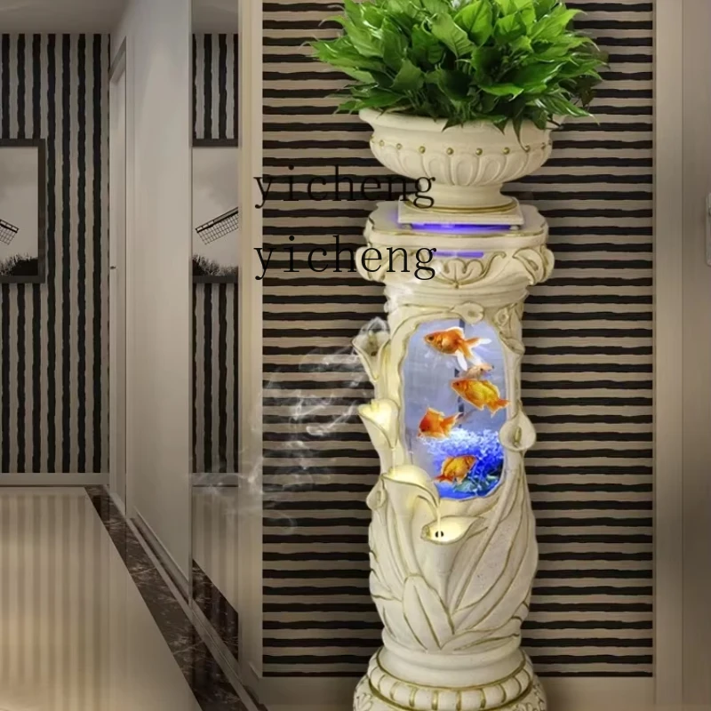 ZK Fountain Water New Home Furnishings Creative Home Living Room Fish Tank Medium-Sized Interior Decorations Floor Ornaments
ZK Fountain Water New Home Furnishings Creative Home Living Room Fish Tank Medium-Sized Interior Decorations Floor Ornaments