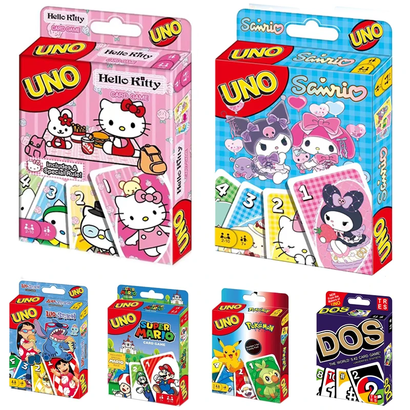 UNO Hello Kitty Соответствующая карточная игра Minecraft Многопользовательская семейная вечеринка Настольная игра Забавные друзья Развлечения Покер
UNO Hello Kitty Соответствующая карточная игра Minecraft Многопользовательская семейная вечеринка Настольная игра Забавные друзья Развлечения Покер