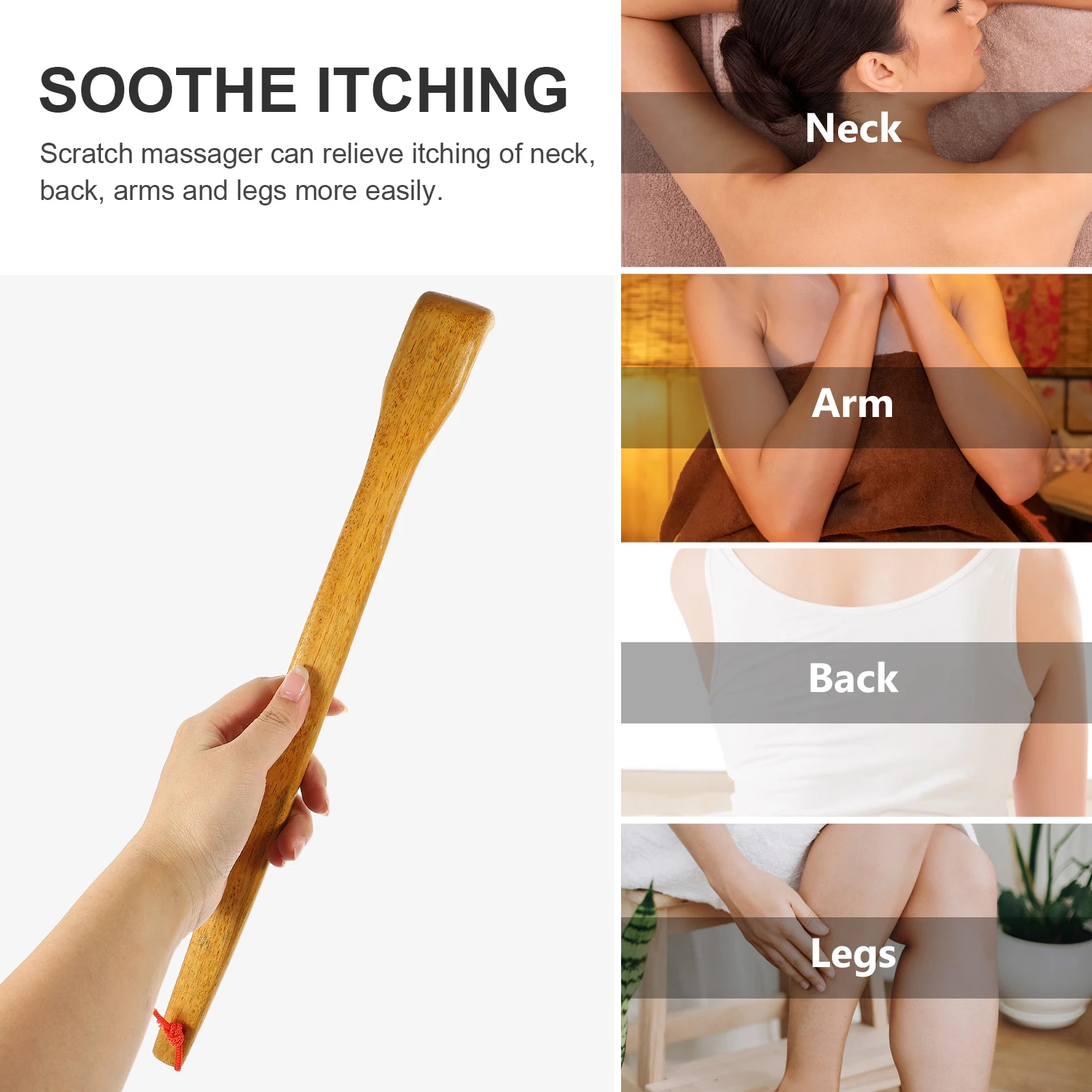 Fragrant Wood Massager Body Scratcher Back Shoulder Scraper Practical Massage Stick Long Handle Storage Travel Gift Wooden Small
Fragrant Wood Massager Body Scratcher Back Shoulder Scraper Practical Massage Stick Long Handle Storage Travel Gift Wooden Small