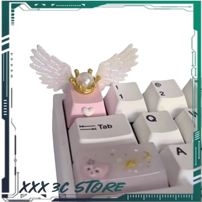 Angel Wings Keycaps Cross Axis Mechanical Keyboard Oem Personalized Custom Key Cap Gamer Cute Keycaps Girls Gift Accessories
Angel Wings Keycaps Cross Axis Mechanical Keyboard Oem Personalized Custom Key Cap Gamer Cute Keycaps Girls Gift Accessories