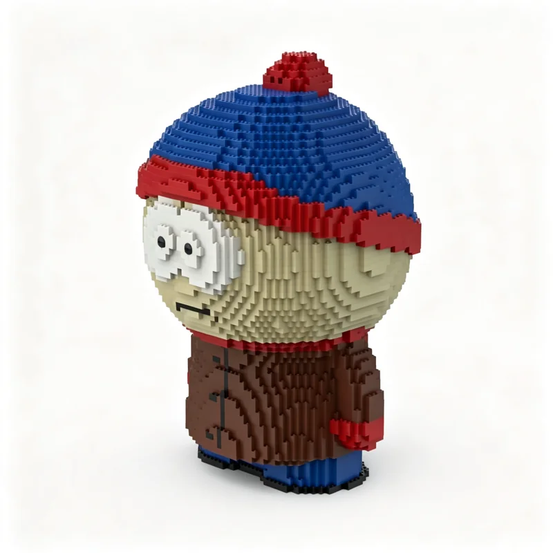 4800pcs MOC Stan Marsh From South Park Sculptures Model Building Blocks Creative DIY Gift Display Decor Assemble Premium Adult
4800pcs MOC Stan Marsh From South Park Sculptures Model Building Blocks Creative DIY Gift Display Decor Assemble Premium Adult