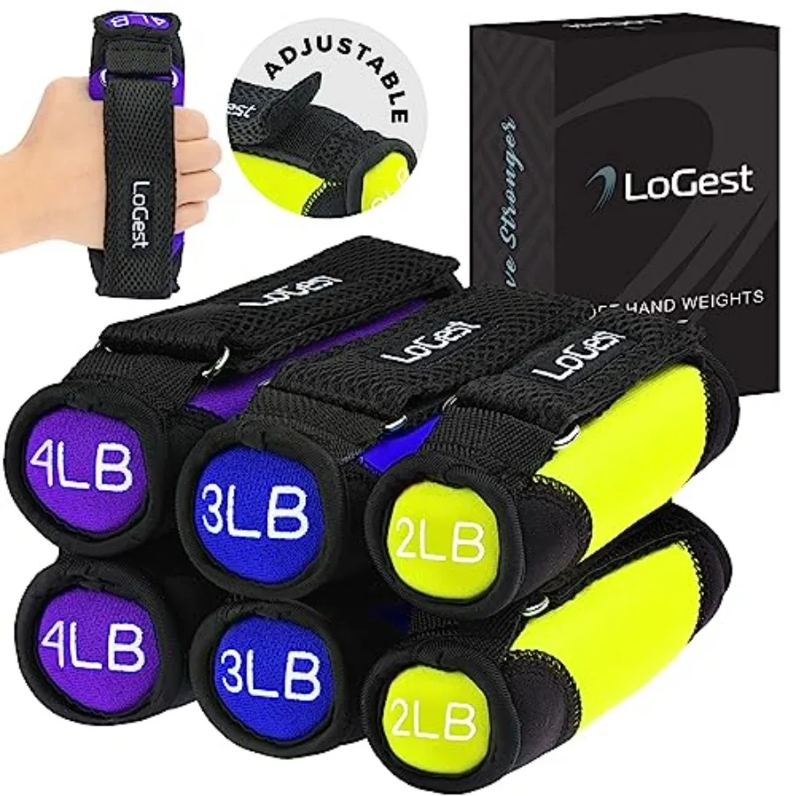 Adjustable Neoprene Hand Weights 1LB-4LB Red Yellow Blue Purple for Weight Training Walking Jogging Aerobics Yoga with Velcro S
Adjustable Neoprene Hand Weights 1LB-4LB Red Yellow Blue Purple for Weight Training Walking Jogging Aerobics Yoga with Velcro S