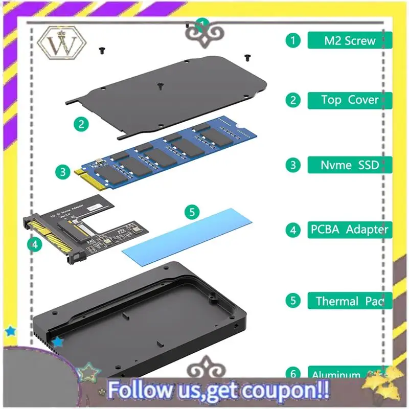 Новый адаптер Nvme SSD M.2 (NGFF) SSD Tou.2 (SFF-8639) 2,5-дюймовый адаптер SSD Withthermal Pad Convert M.2 Nvme SSD Tou.2 Not Forsata
Новый адаптер Nvme SSD M.2 (NGFF) SSD Tou.2 (SFF-8639) 2,5-дюймовый адаптер SSD Withthermal Pad Convert M.2 Nvme SSD Tou.2 Not Forsata