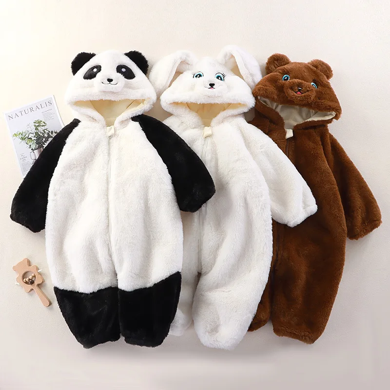 2025 Baby bodysuit Infant onesie autumn and winter baby cute animal cartoon plush going out Romper newborn home pajamas
2025 Baby bodysuit Infant onesie autumn and winter baby cute animal cartoon plush going out Romper newborn home pajamas