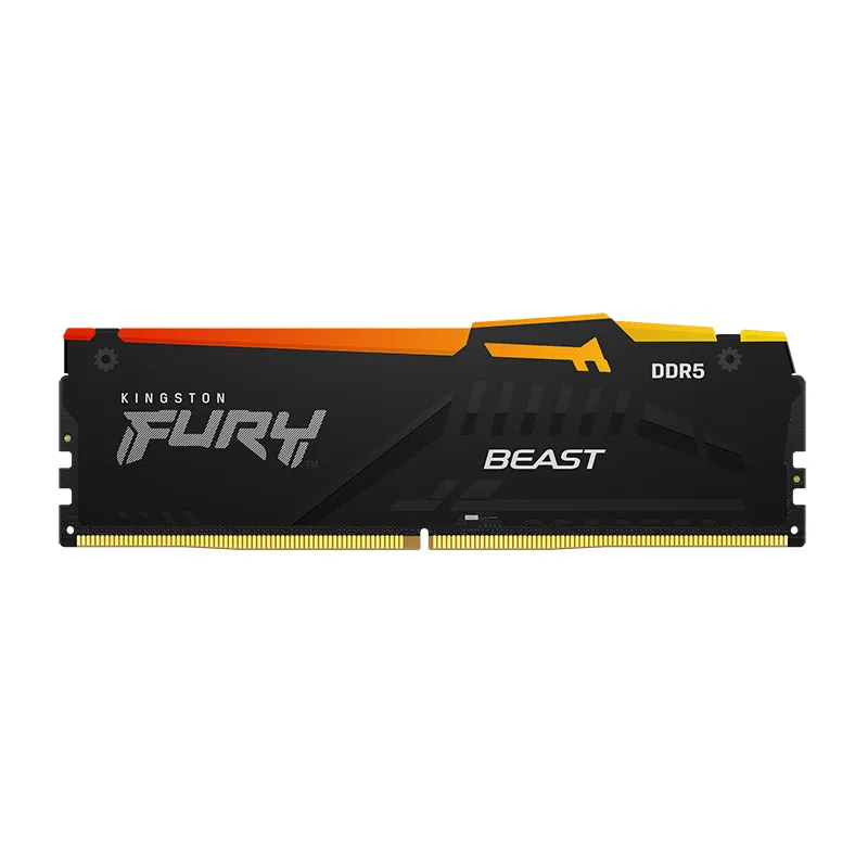 Kingston Desktop Memory 16GB DDR5 6000MHz RGB Black UDIMM PC5-48000 BEAST Series
Kingston Desktop Memory 16GB DDR5 6000MHz RGB Black UDIMM PC5-48000 BEAST Series
