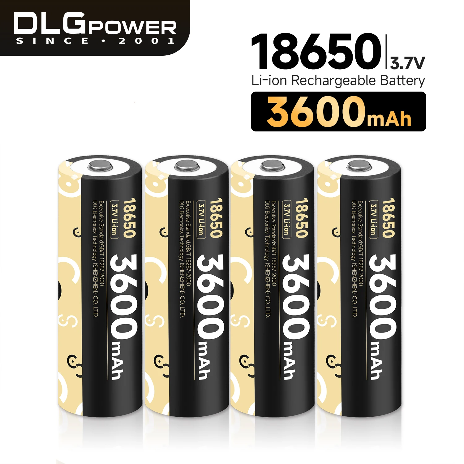 DLGPOWER 18650 3.7V 3600mAh Lithium Rechargeable Battery 18650 with Pointed For Flashlight Vaping Batteries 3600mAh LI-Ion
DLGPOWER 18650 3.7V 3600mAh Lithium Rechargeable Battery 18650 with Pointed For Flashlight Vaping Batteries 3600mAh LI-Ion