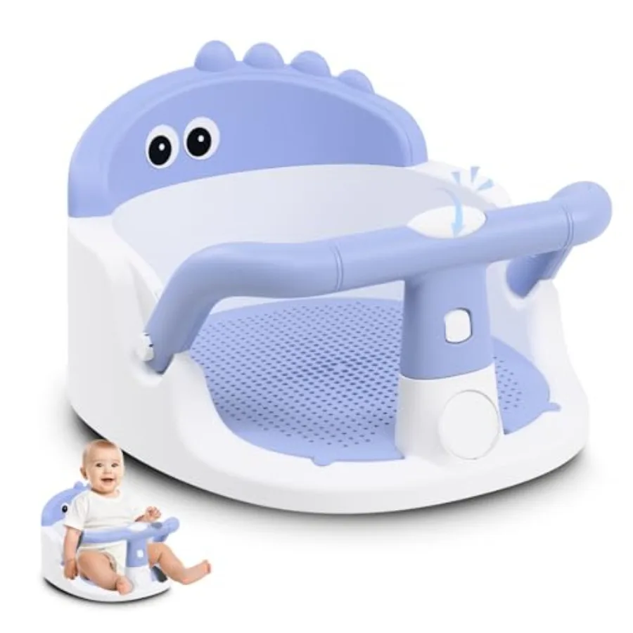 Baby Bath Seat for Babies 6 Months and Up Sitting Up, Non-Slip Baby Bath Chair with Suction Cup, Safe and Comfortable Portable
Baby Bath Seat for Babies 6 Months and Up Sitting Up, Non-Slip Baby Bath Chair with Suction Cup, Safe and Comfortable Portable