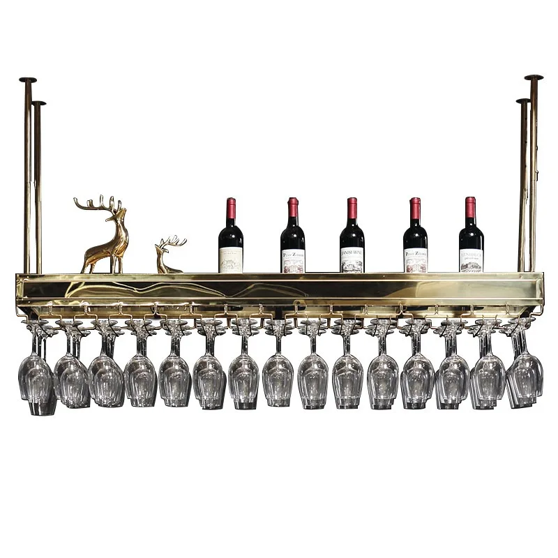 Home European bar creative wine rack ornaments modern simple wine glass holder upside down household stainless steel shelf hangi
Home European bar creative wine rack ornaments modern simple wine glass holder upside down household stainless steel shelf hangi