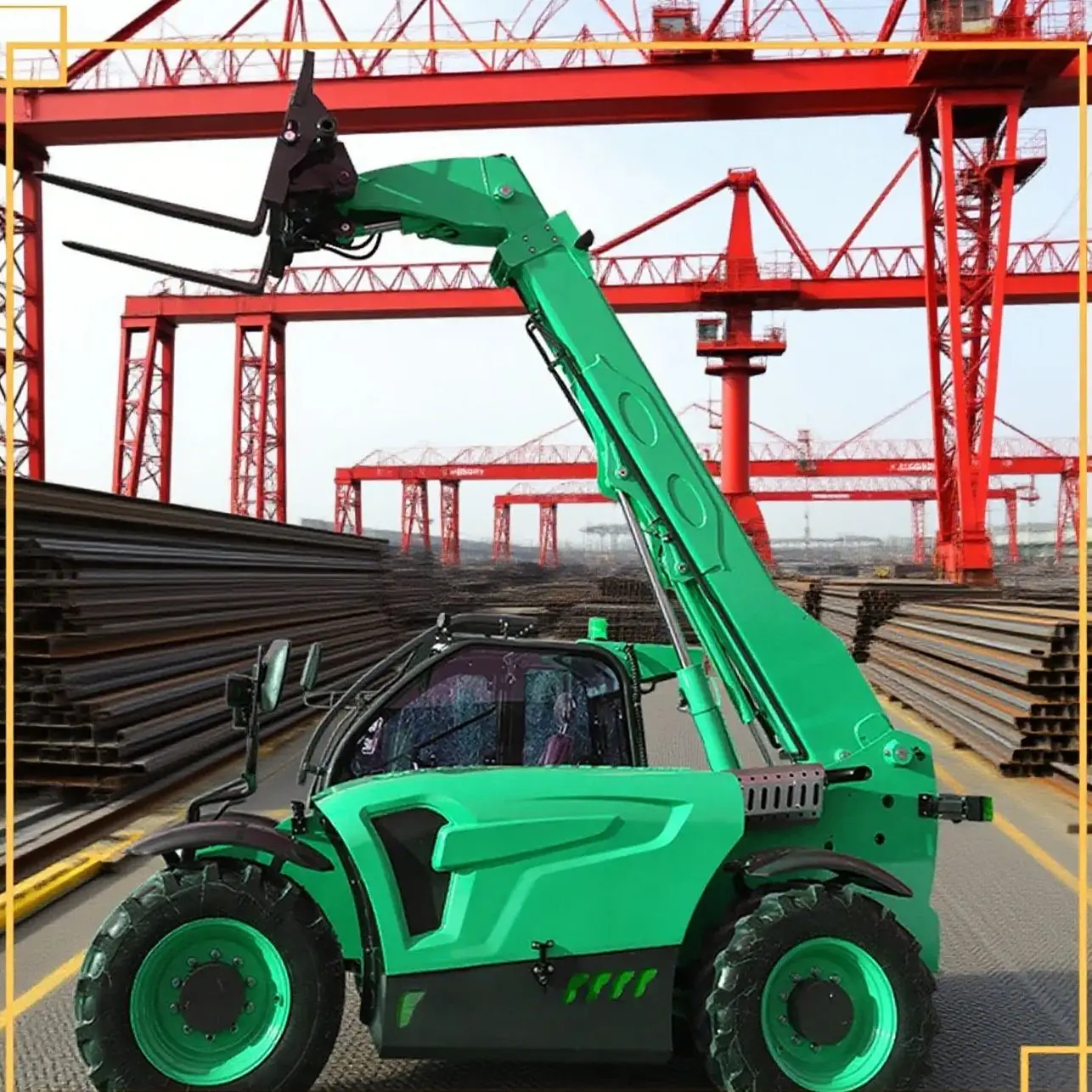 Customize and sell powerful and reliable telescopic arm forklifts for daily lifting and loading on construction sites
Customize and sell powerful and reliable telescopic arm forklifts for daily lifting and loading on construction sites